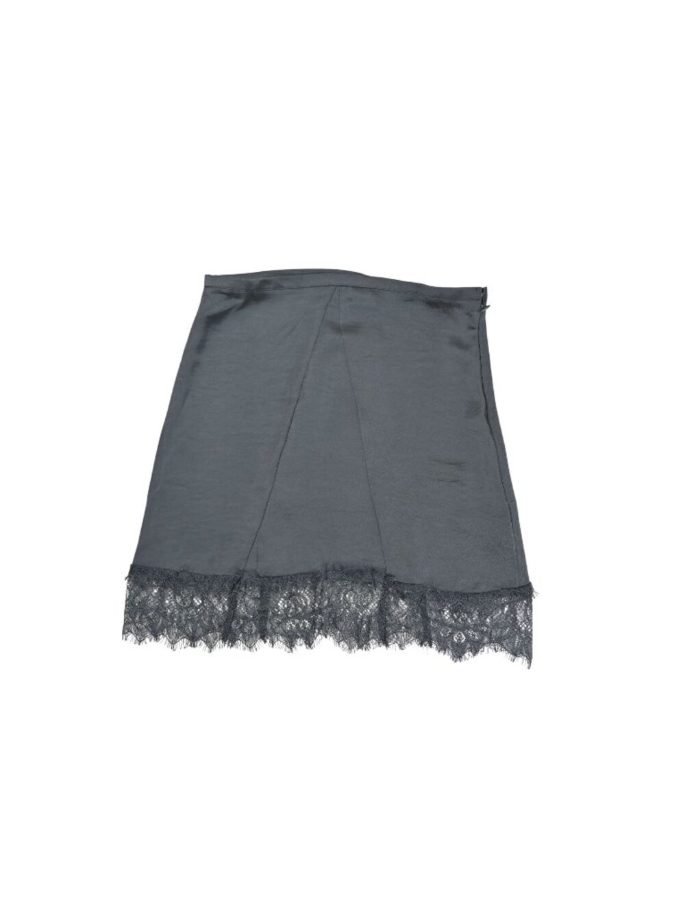 Lioness Skin Midi Skirt in Petrol
